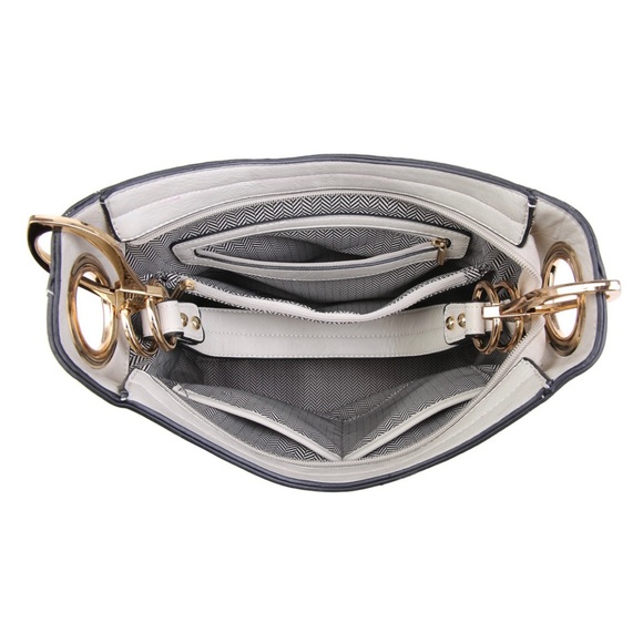 Hobo Handbag - Jen & Co (Gray Teal) - Picture 2 of 2